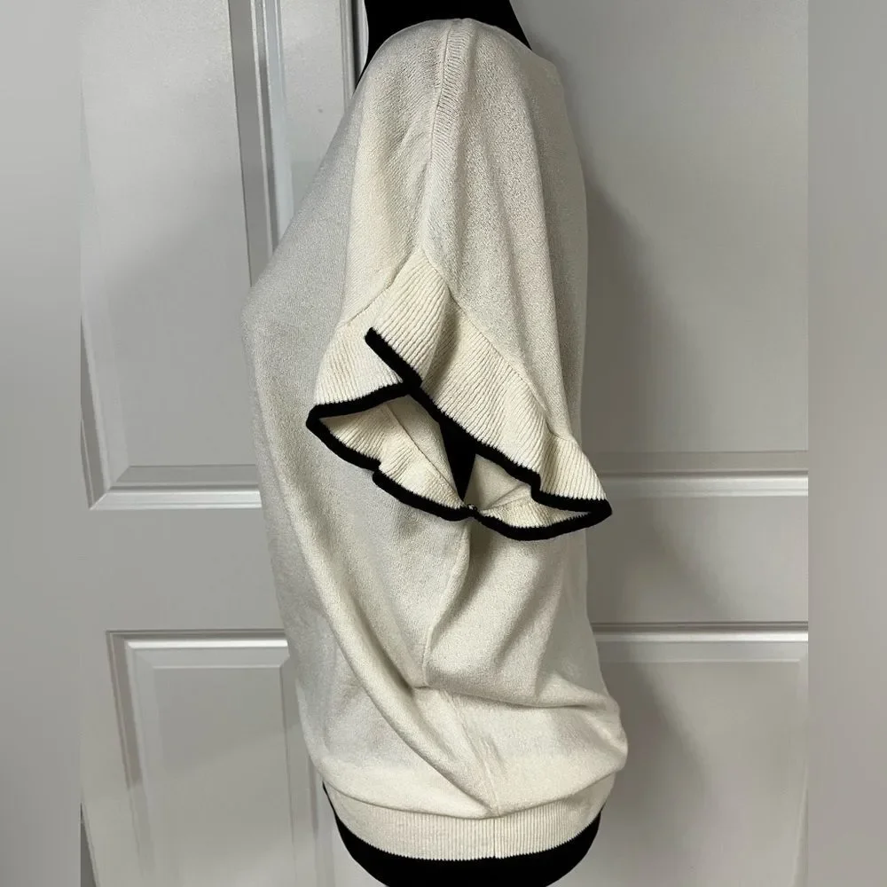 Loft Ruffle Sleeve Sweater - Picture 2 of 5